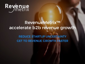 revenuemetrix.com accelerate b2b revenue growth front page banner